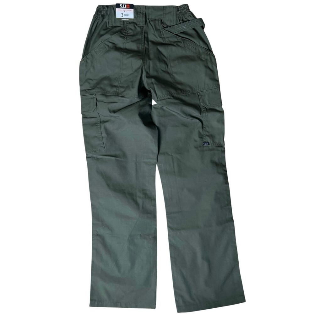 5.11 Tactical Women Regular Cargo Pants Tundra Green Ripstop Utility Size 2 - Picture 2 of 8